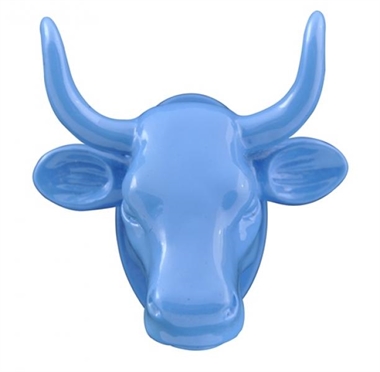 CowParade - Magnet Cow, Blue