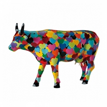 CowParade - Heartstanding Cow, Large